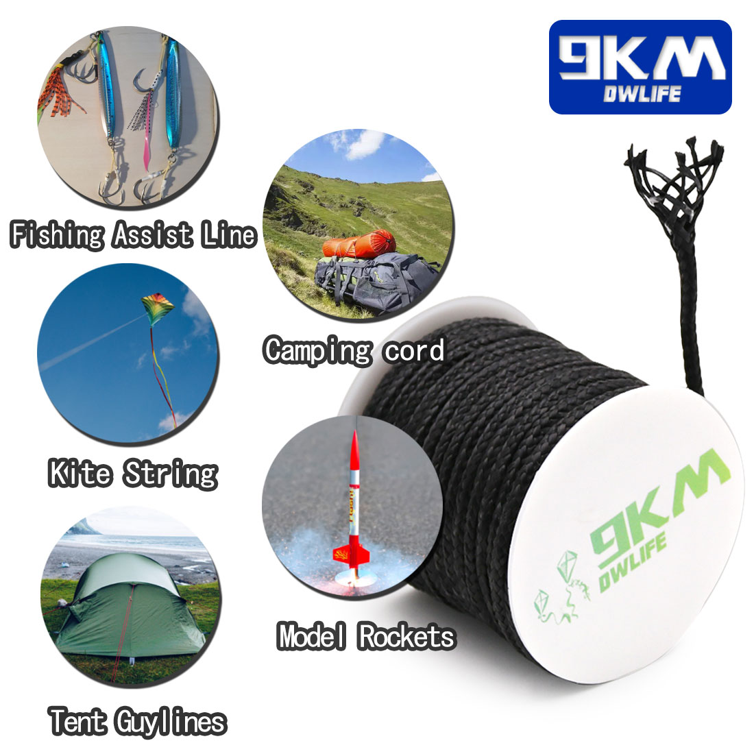 50Lbs-2000Lbs Black Kevlar Line Braided Fishing Assist Line High Tensile Strength Tactical Rope KiteRefractory Backpacking Cord 50Lbs-2000Lbs Black Kevlar Line Braided Fishing Assist Line High Tensile Strength Tactical Rope KiteRefractory Backpacking Cord