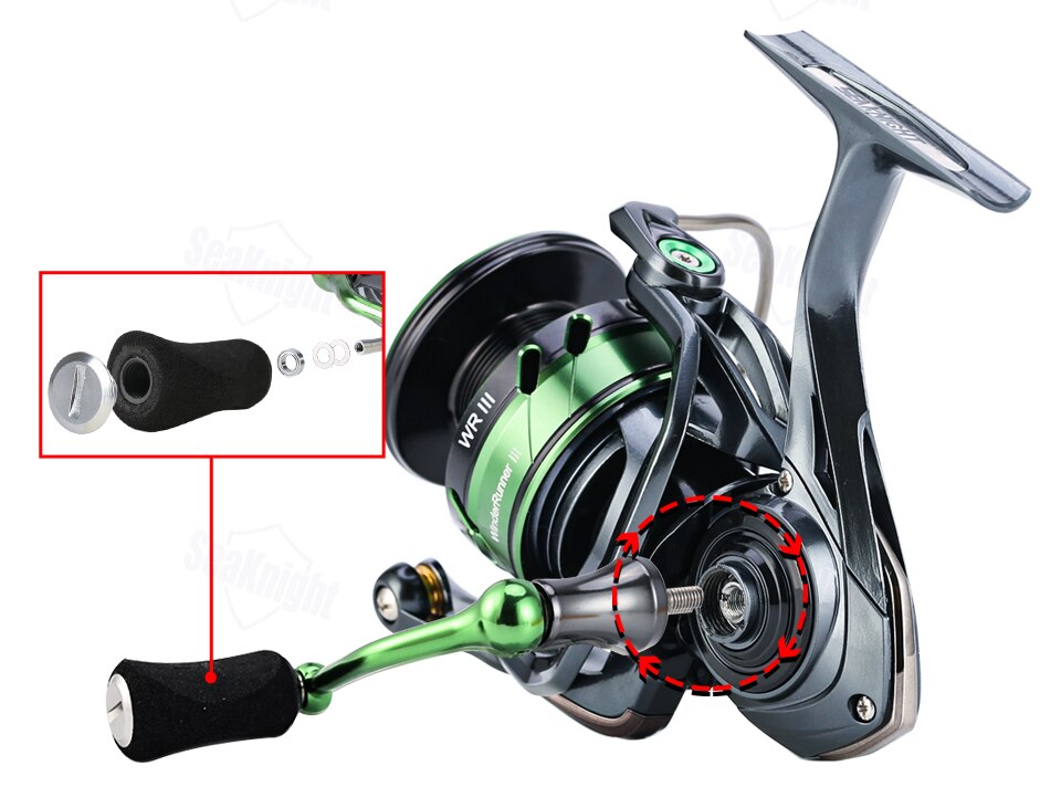 SeaKnight Brand WR III X Series Fishing Reels, 5.2:1 Durable Gear MAX Drag 28lb Smoother Winding Spinning Fishing Reel WR3 X NEW
