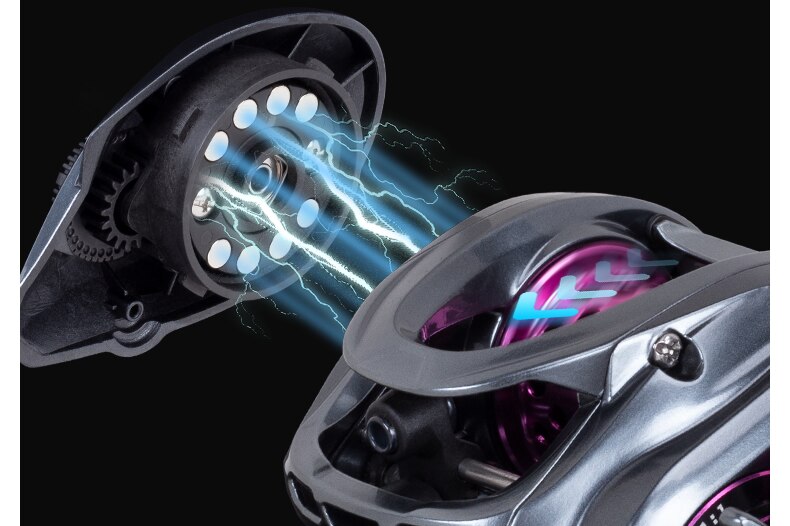 Kingdom 135g Ultra Light Spool Bait Finesse Baitcasting Fishing Reel Micro Monster 7.1:1 8.1:1 4kg Shallow Spool Light Game Coil