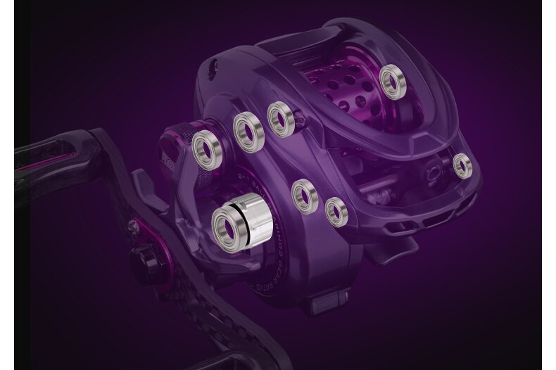 Kingdom 135g Ultra Light Spool Bait Finesse Baitcasting Fishing Reel Micro Monster 7.1:1 8.1:1 4kg Shallow Spool Light Game Coil
