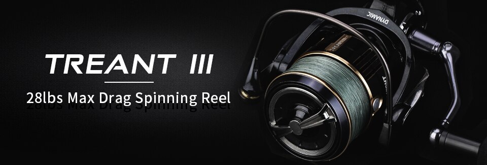 SeaKnight Brand TREANT III Series 5.0:1 5.8:1 Fishing Reels 1000-6000 MAX Drag 28lb Power Spinning Reels Dual Bearing System