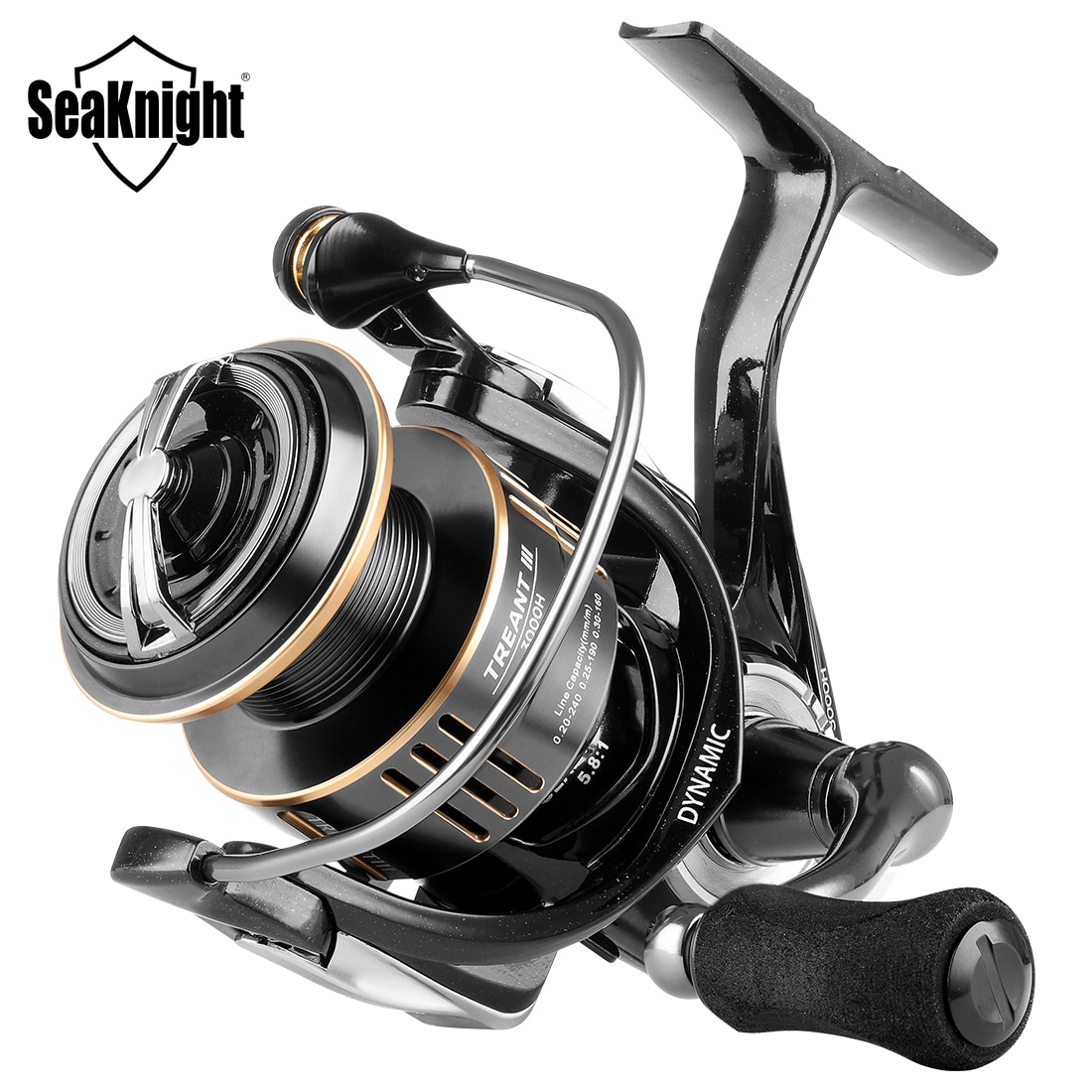 SeaKnight Brand TREANT III Series 5.0:1 5.8:1 Fishing Reels 1000-6000 MAX Drag 28lb Power Spinning Reels Dual Bearing System SeaKnight Brand TREANT III Series 5.0:1 5.8:1 Fishing Reels 1000-6000 MAX Drag 28lb Power Spinning Reels Dual Bearing System