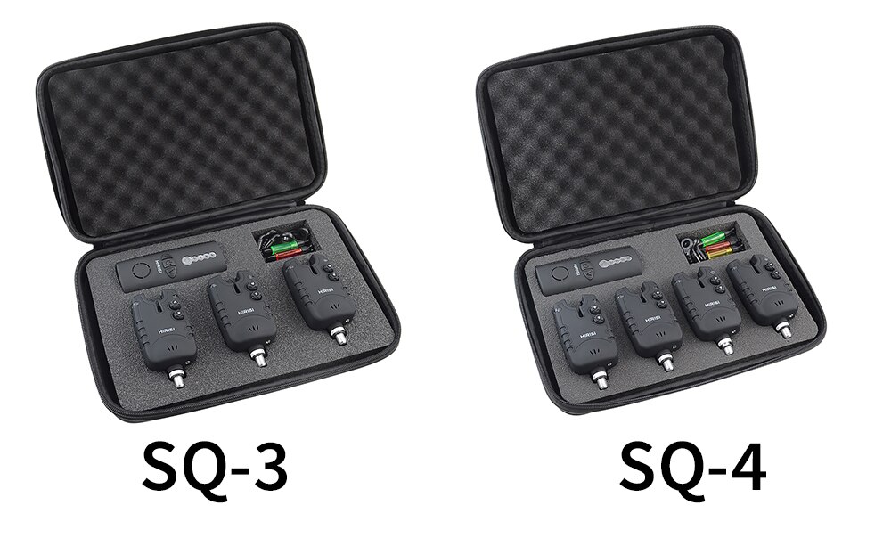 Wireless Carp Fishing Alarm Set 1+4  Waterproof Fishing Alarm Indicator SQ-4 Bite Indicator
