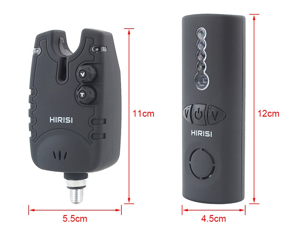 Wireless Carp Fishing Alarm Set 1+4  Waterproof Fishing Alarm Indicator SQ-4 Bite Indicator