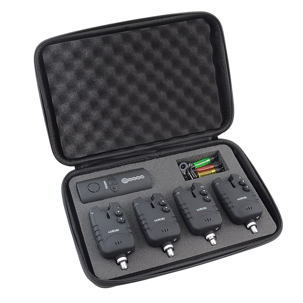 Wireless Carp Fishing Alarm Set 1+4  Waterproof Fishing Alarm Indicator SQ-4 Bite Indicator