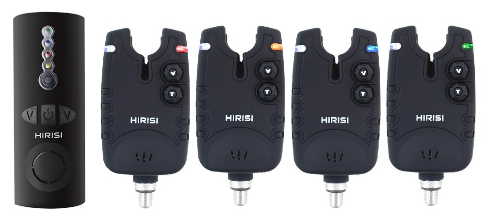 Wireless Carp Fishing Alarm Set 1+4  Waterproof Fishing Alarm Indicator SQ-4 Bite Indicator