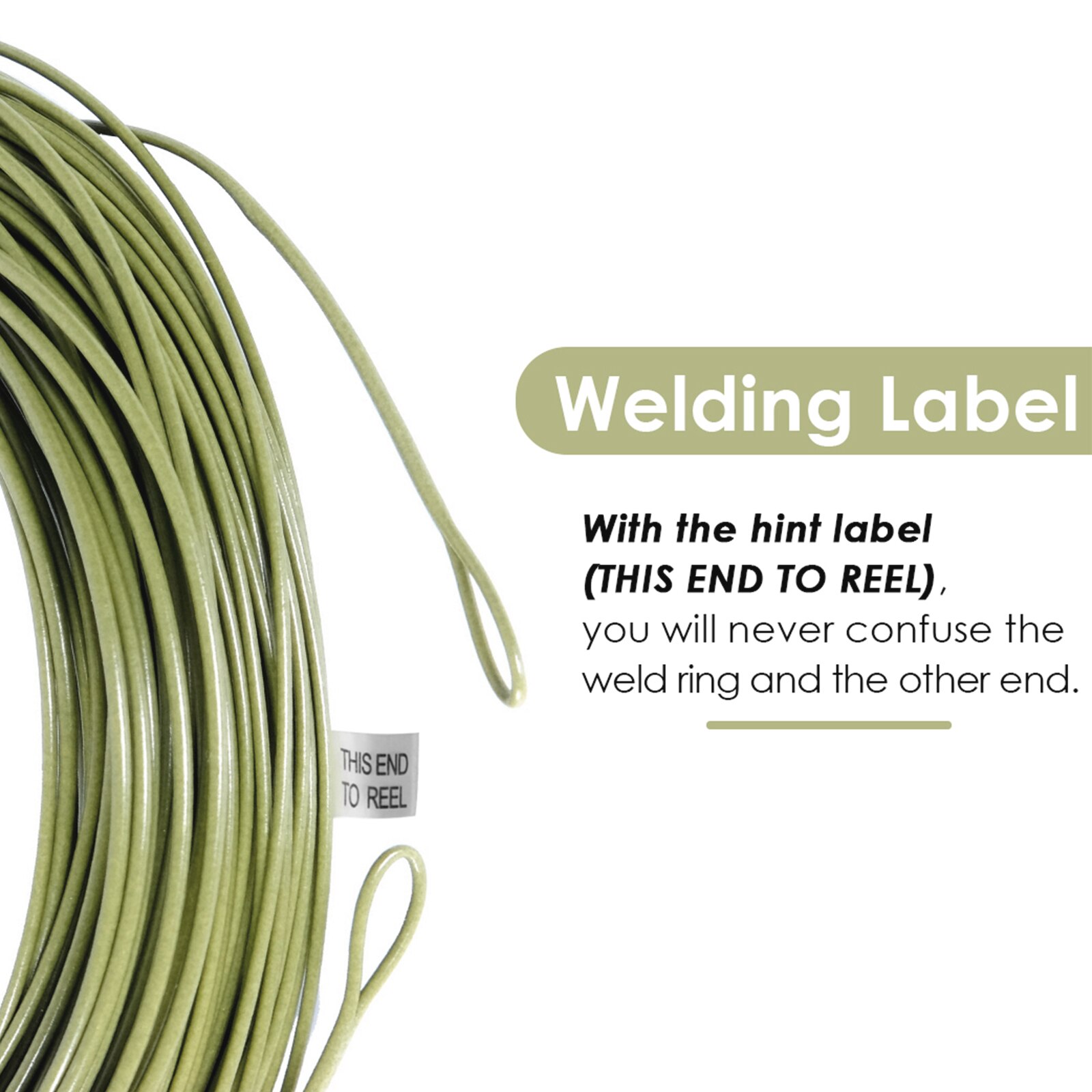 SF 100FT WF3F—WF8F Weight Forwad Floating FLy line Fly Fishing Line Fluo Front Welded Loop