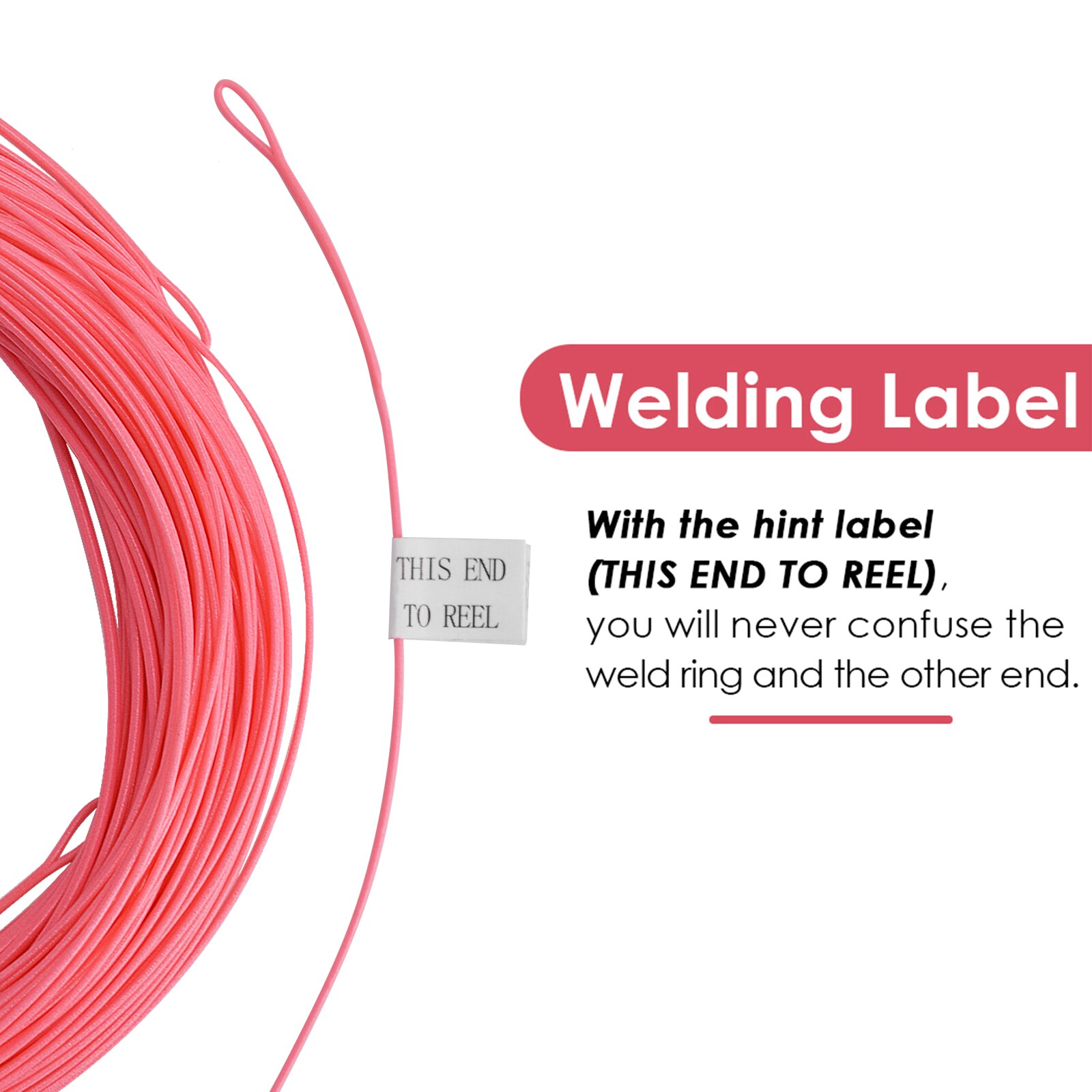 SF 100FT WF3F—WF8F Weight Forwad Floating FLy line Fly Fishing Line Fluo Front Welded Loop