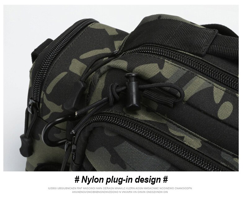 Multifunctional Fishing Tackle Bags Single Shoulder Crossbody Bag Waist Pack Fish Lures Gear Utility Storage Fishing Bag  X232G