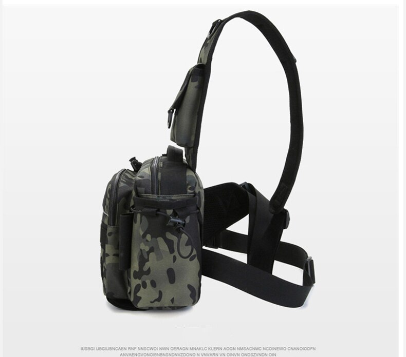 Multifunctional Fishing Tackle Bags Single Shoulder Crossbody Bag Waist Pack Fish Lures Gear Utility Storage Fishing Bag  X232G