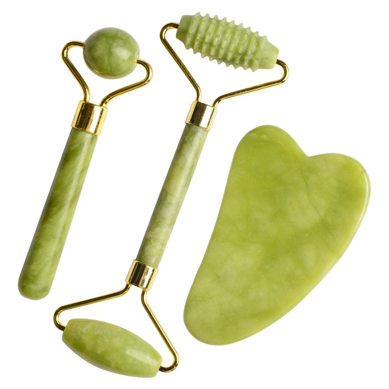 Natural Jade Roller Massager for Face Roller Gua Sha Jade Stone Face Massager Anti-wrinkle Lift Facial Beauty Skin Care Tools Natural Jade Roller Massager for Face Roller Gua Sha Jade Stone Face Massager Anti-wrinkle Lift Facial Beauty Skin Care Tools