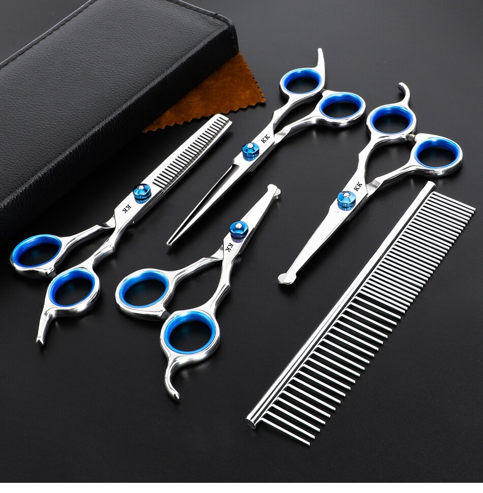 KK Japan Original Professional Hair Cutting Scissors Thinning Barber Scissors Set Salon Hairdressing Scissors Barber Tools Hair