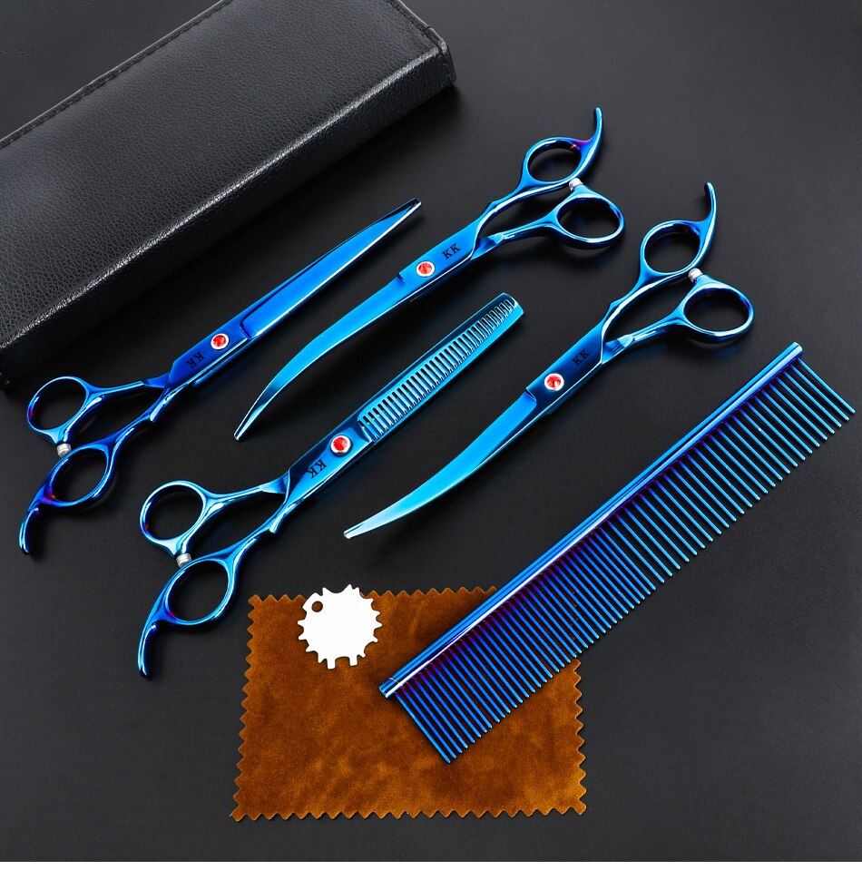 KK Japan Original Professional Hair Cutting Scissors Thinning Barber Scissors Set Salon Hairdressing Scissors Barber Tools Hair