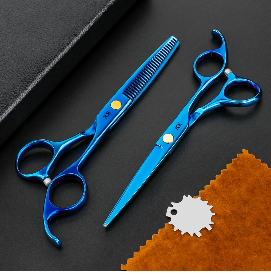 KK Japan Original Professional Hair Cutting Scissors Thinning Barber Scissors Set Salon Hairdressing Scissors Barber Tools Hair