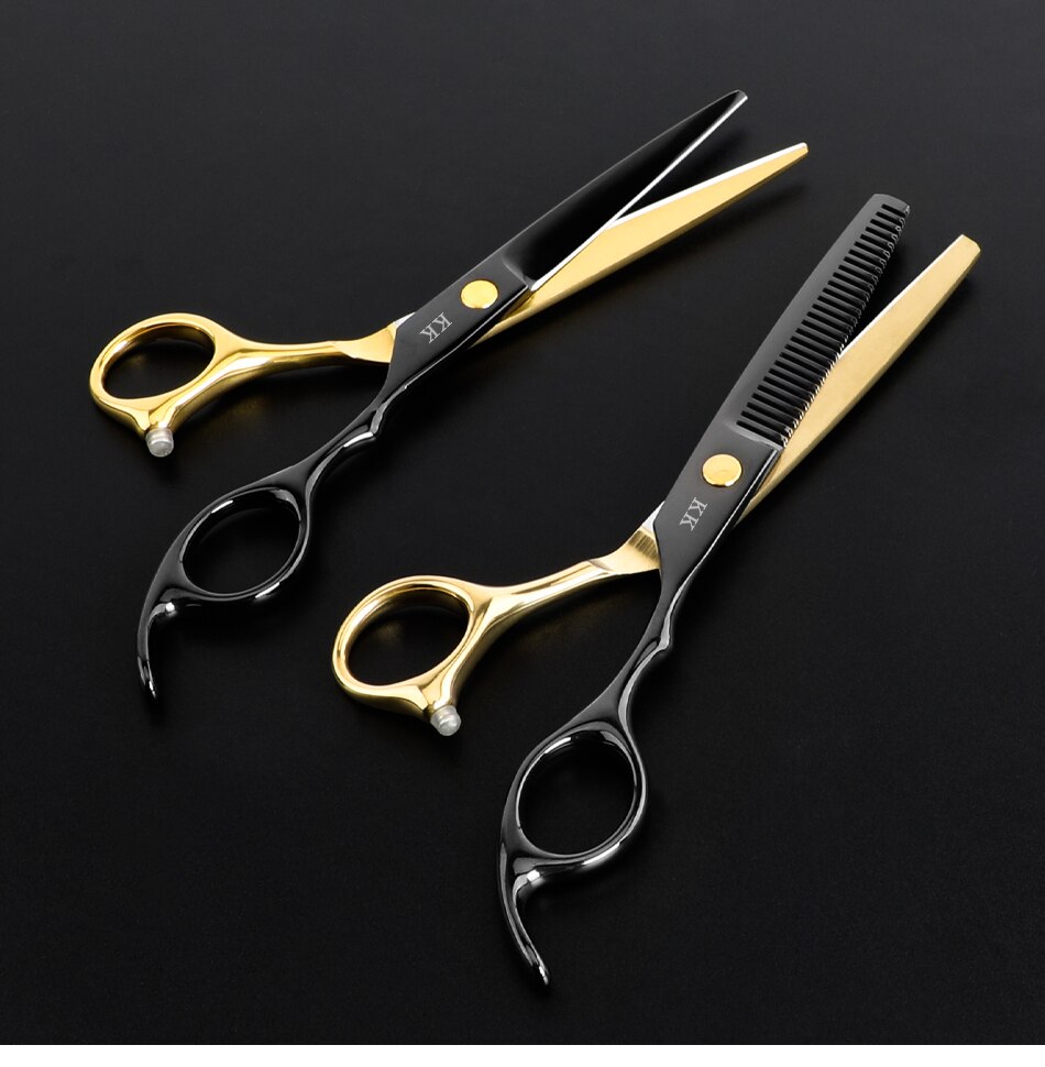 KK Japan Original Professional Hair Cutting Scissors Thinning Barber Scissors Set Salon Hairdressing Scissors Barber Tools Hair