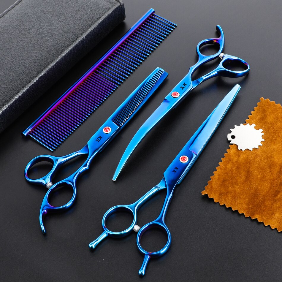 KK Japan Original Professional Hair Cutting Scissors Thinning Barber Scissors Set Salon Hairdressing Scissors Barber Tools Hair