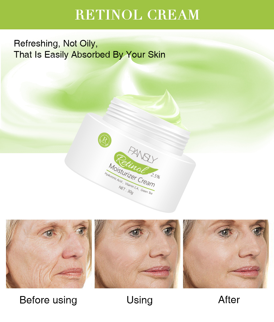 Facial Skin Serum Retinol Vitamin A  Moisturizing Brighten Firming Anti-Wrinkle Anti-Aging Care 30ml