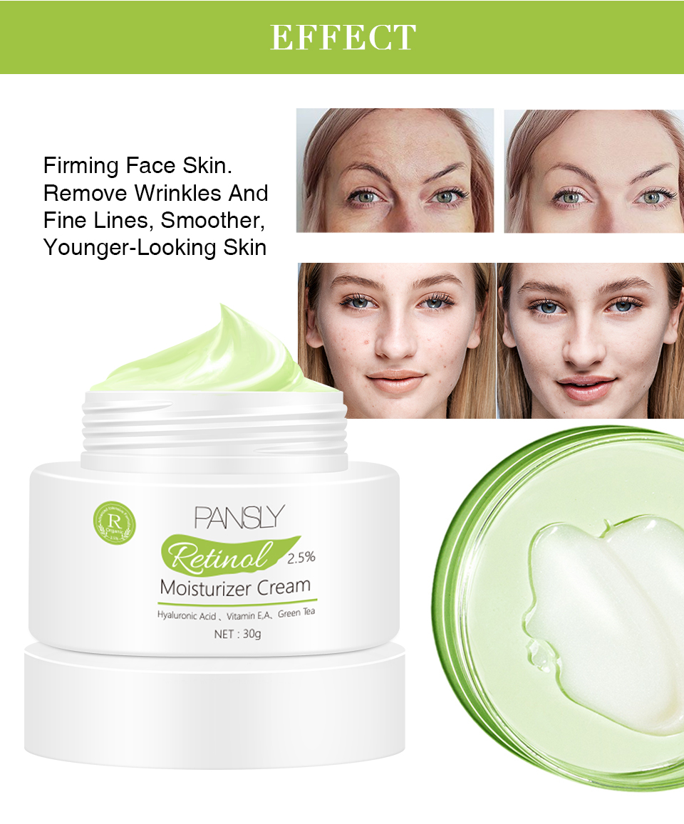 Facial Skin Serum Retinol Vitamin A  Moisturizing Brighten Firming Anti-Wrinkle Anti-Aging Care 30ml