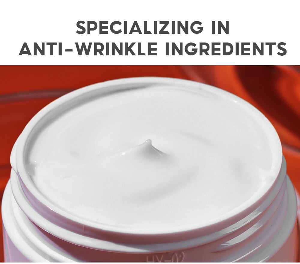 VIBRANT GLAMOUR Six Peptides Face Cream Anti Aging Wrinkle Whitening Moisturizing Collagen Firming Skin For Women Skin Care 30g