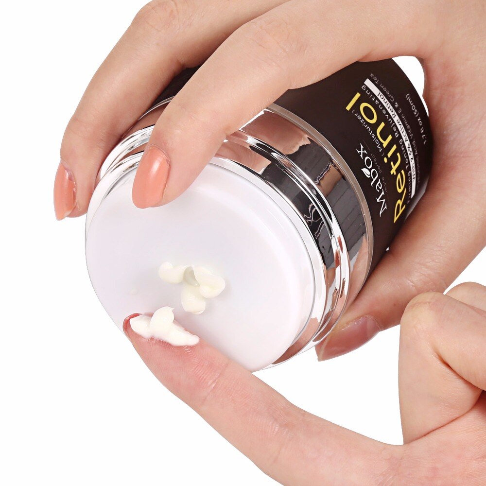Mabox 2.5%Moisturizer Retinol Facial Cream Pure Retinol For Face Hyaluronic Acid  Antiaging Vitamin E Collagen Retin-a Cream