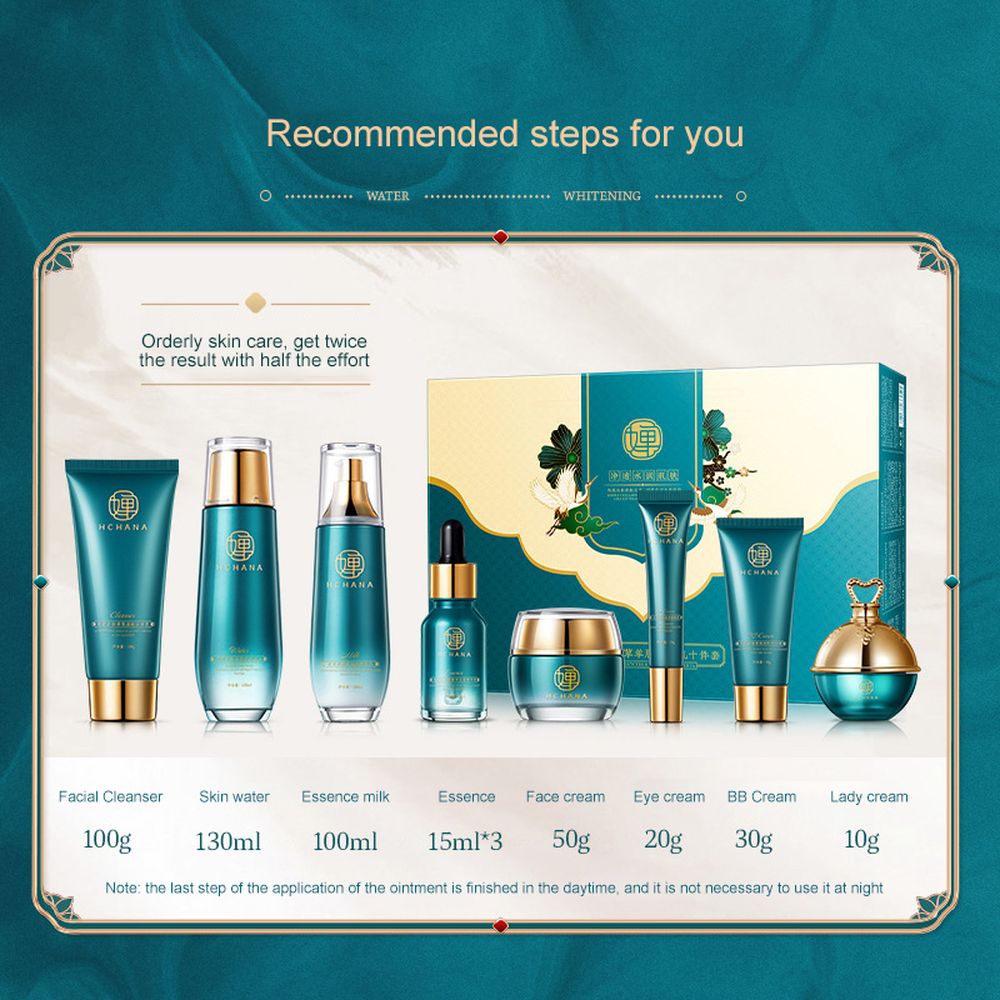 LAIKOU Ganoderma Lucidum 10PCS Face Skin Care Product Facial Cleanser Toner Essence Milk Essence Cream Eye Cream BB Cream Set LAIKOU Ganoderma Lucidum 10PCS Face Skin Care Product Facial Cleanser Toner Essence Milk Essence Cream Eye Cream BB Cream Set