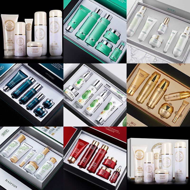LAIKOU 6 To 12 Pcs Face Skin Care Product Set Repairing Anti-aging Wrinkle Moisturizing Shrink Pores Whitening Face Tonic Cream LAIKOU 6 To 12 Pcs Face Skin Care Product Set Repairing Anti-aging Wrinkle Moisturizing Shrink Pores Whitening Face Tonic Cream