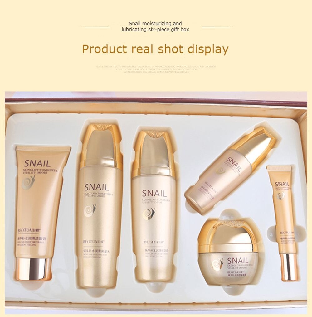 LAIKOU 6 To 12 Pcs Face Skin Care Product Set Repairing Anti-aging Wrinkle Moisturizing Shrink Pores Whitening Face Tonic Cream