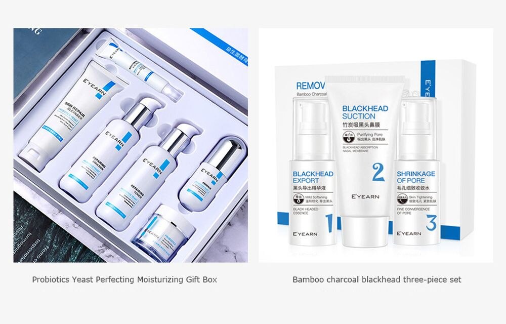 LAIKOU 6 To 12 Pcs Face Skin Care Product Set Repairing Anti-aging Wrinkle Moisturizing Shrink Pores Whitening Face Tonic Cream