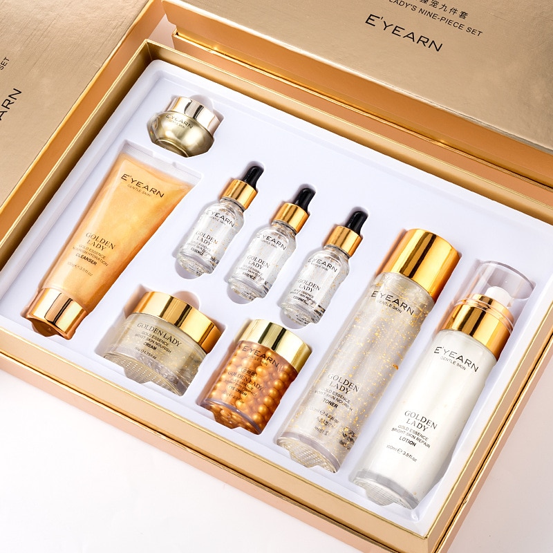 LAIKOU 6 To 12 Pcs Face Skin Care Product Set Repairing Anti-aging Wrinkle Moisturizing Shrink Pores Whitening Face Tonic Cream LAIKOU 6 To 12 Pcs Face Skin Care Product Set Repairing Anti-aging Wrinkle Moisturizing Shrink Pores Whitening Face Tonic Cream