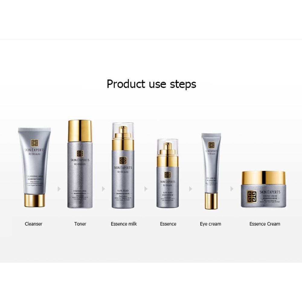 LAIKOU 5PCS Essence Repairing Skin Care Set Deep Cleaning Moisturizing Whitening Face Tonic Cream Anti-Aging Face Essence Care LAIKOU 5PCS Essence Repairing Skin Care Set Deep Cleaning Moisturizing Whitening Face Tonic Cream Anti-Aging Face Essence Care