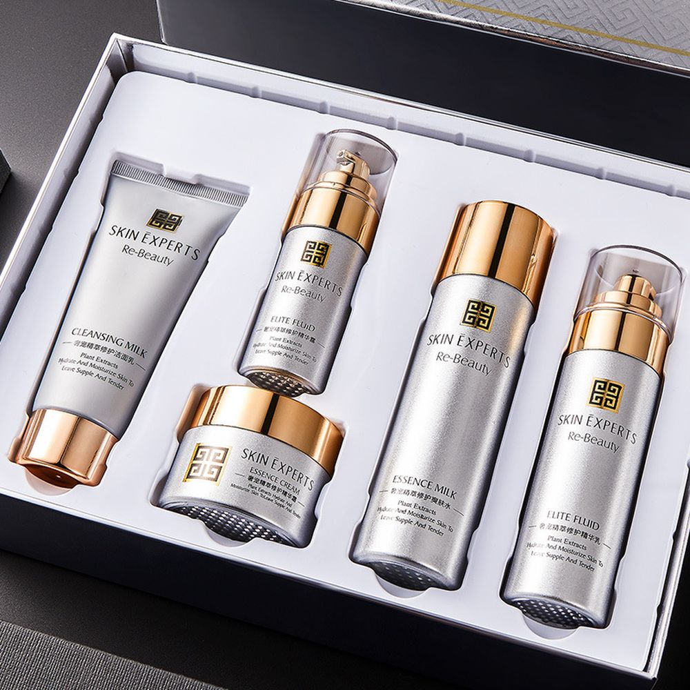 LAIKOU 5PCS Essence Repairing Skin Care Set Deep Cleaning Moisturizing Whitening Face Tonic Cream Anti-Aging Face Essence Care LAIKOU 5PCS Essence Repairing Skin Care Set Deep Cleaning Moisturizing Whitening Face Tonic Cream Anti-Aging Face Essence Care