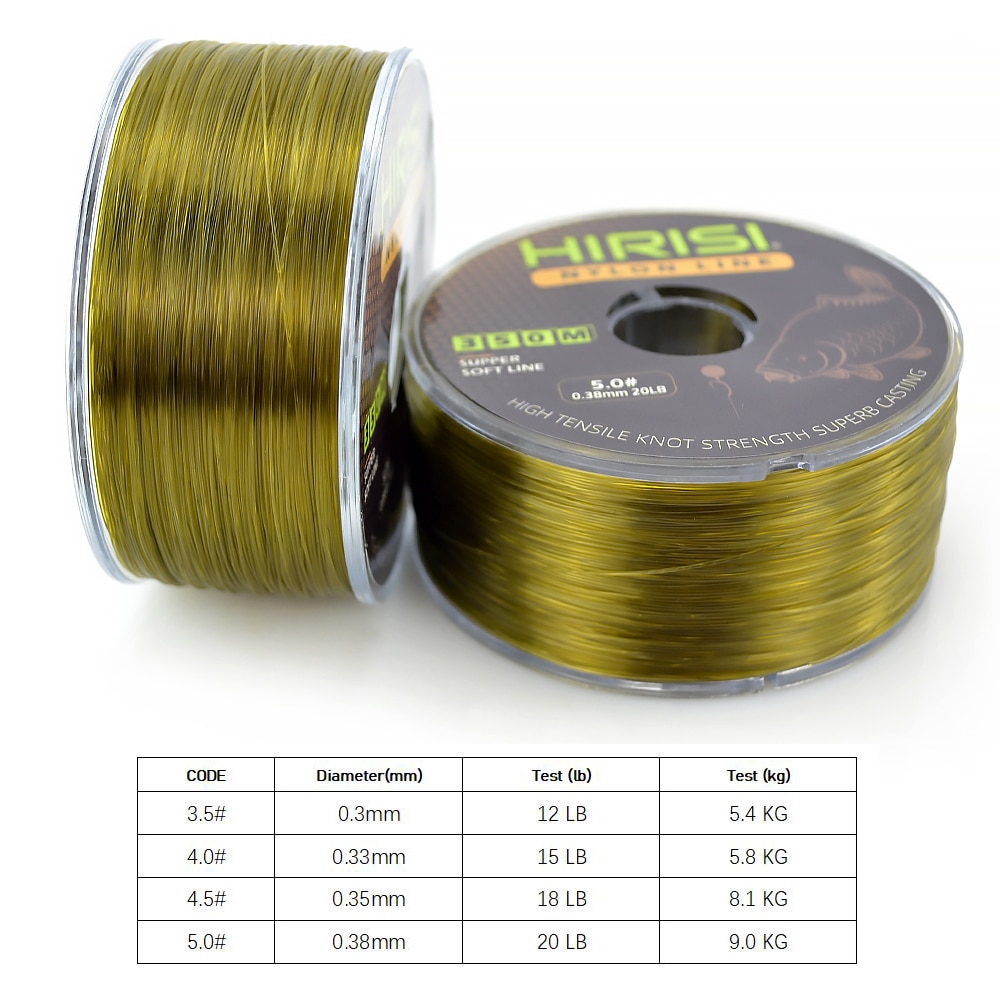 350m Super Strong Fishing Line Japan Monofilament Nylon Carp Fishing Line 350m Super Strong Fishing Line Japan Monofilament Nylon Carp Fishing Line