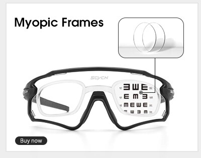 SCVCN Photochromic Cycling Glasses MTB Riding Running Sunglasses UV400 Polarized Fishing Goggles Man Woman Bike Bicycle Eyewear