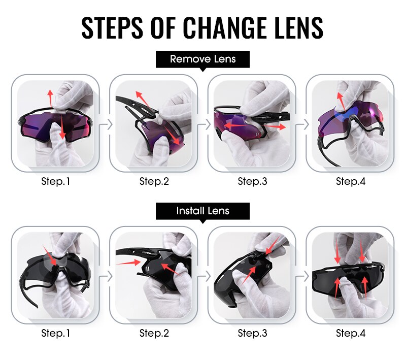 SCVCN Photochromic Cycling Glasses MTB Riding Running Sunglasses UV400 Polarized Fishing Goggles Man Woman Bike Bicycle Eyewear