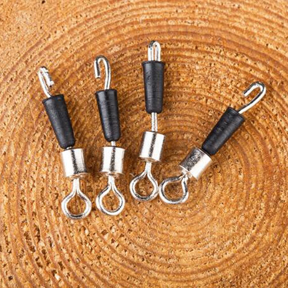 100-500Pcs/lot Ball Bearing Swivel Solid Rings Fishing Connector Ocean Boat Fishing Hooks Quick Fast Link Connector Pesca Tackle