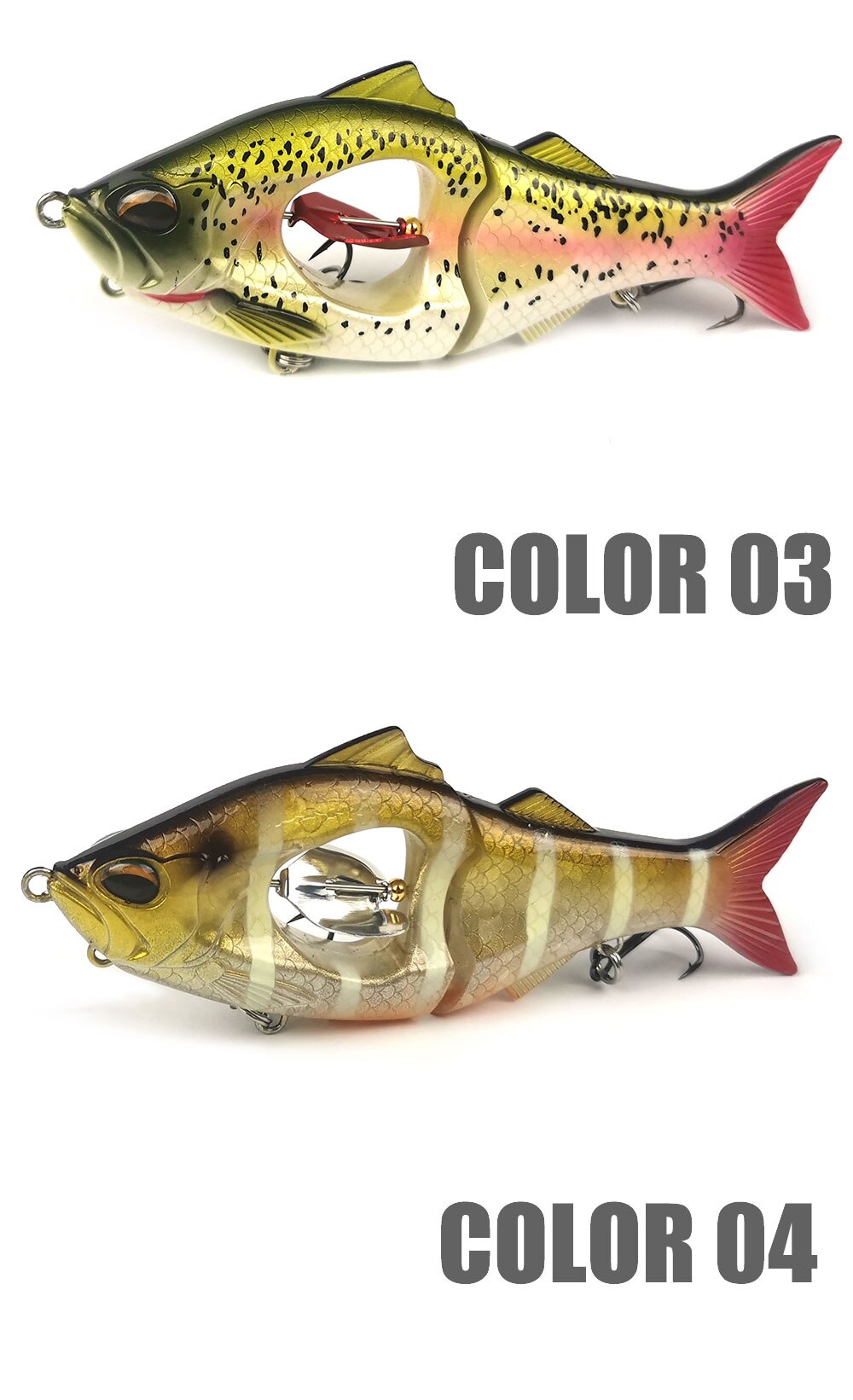 2022 New Slow Sinking Propeller Jerkbait Bait Artificial Lure 10g 23g PROPDUSTER Swimbait Hybrid Glidebait For Predator Fishing