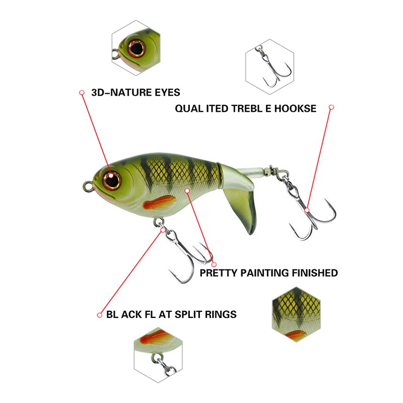 1pcs 75mm/17g Topwater Fishing Lures Whopper Popper Artificial Bait Hard Plopper Soft Rotating Tail Fishing Tackle Fishing Baits 1pcs 75mm/17g Topwater Fishing Lures Whopper Popper Artificial Bait Hard Plopper Soft Rotating Tail Fishing Tackle Fishing Baits