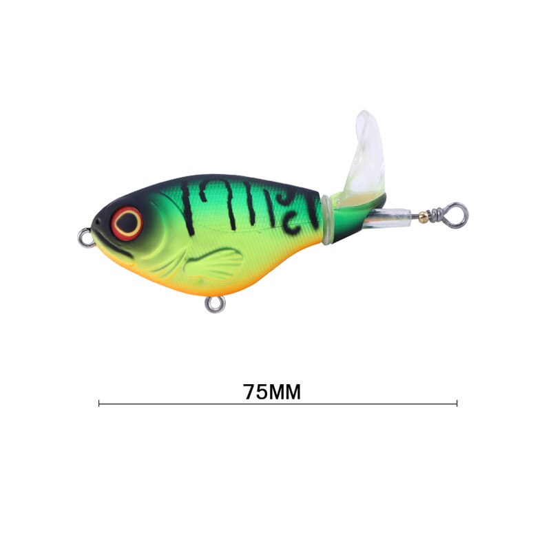 1pcs 75mm/17g Topwater Fishing Lures Whopper Popper Artificial Bait Hard Plopper Soft Rotating Tail Fishing Tackle Fishing Baits 1pcs 75mm/17g Topwater Fishing Lures Whopper Popper Artificial Bait Hard Plopper Soft Rotating Tail Fishing Tackle Fishing Baits