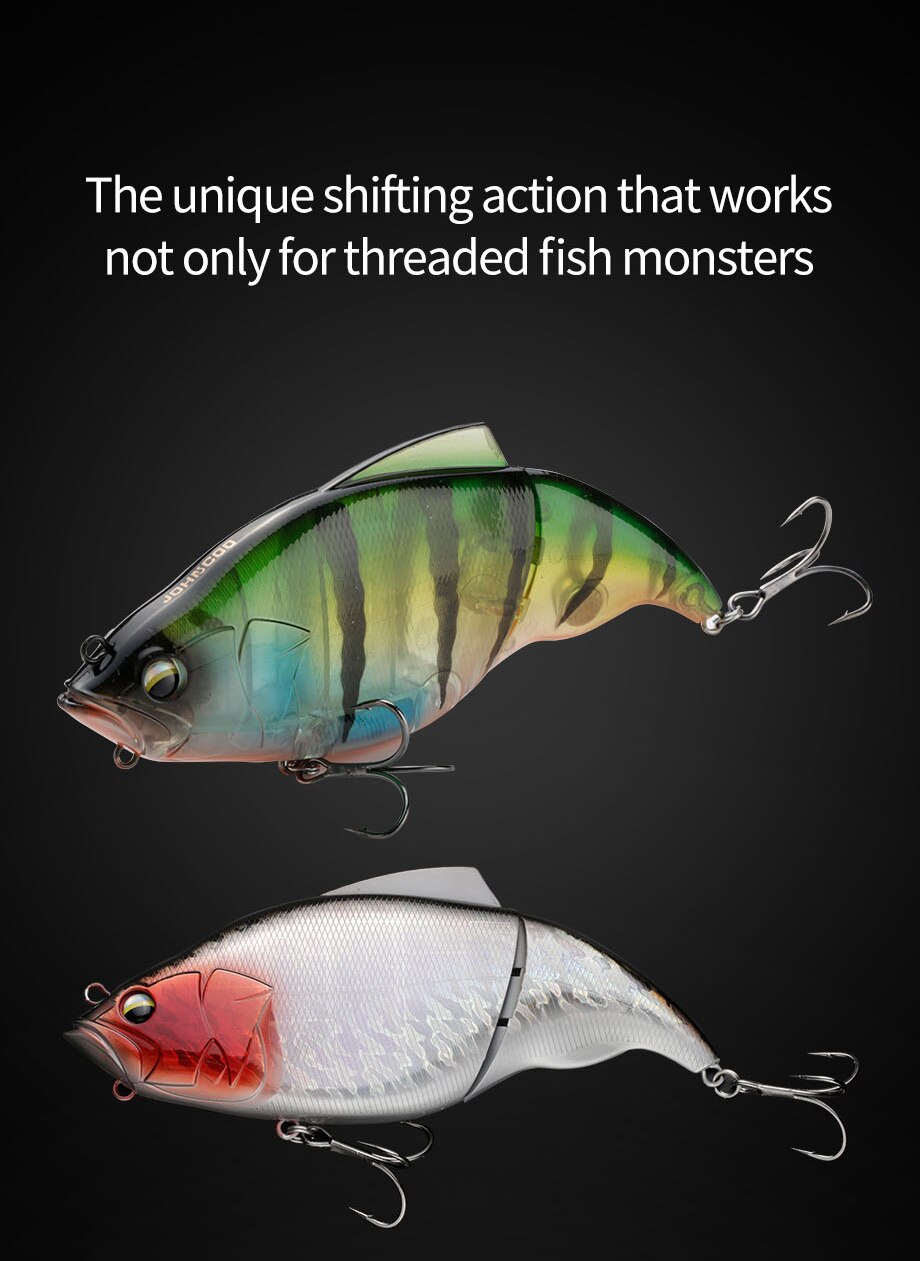 Johncoo Vibration 190mm Fishing Lure Lipless Wobbler for Pike Bass and Big bait Predator fishing lures a Fish Lure ARTIFICI BAIT