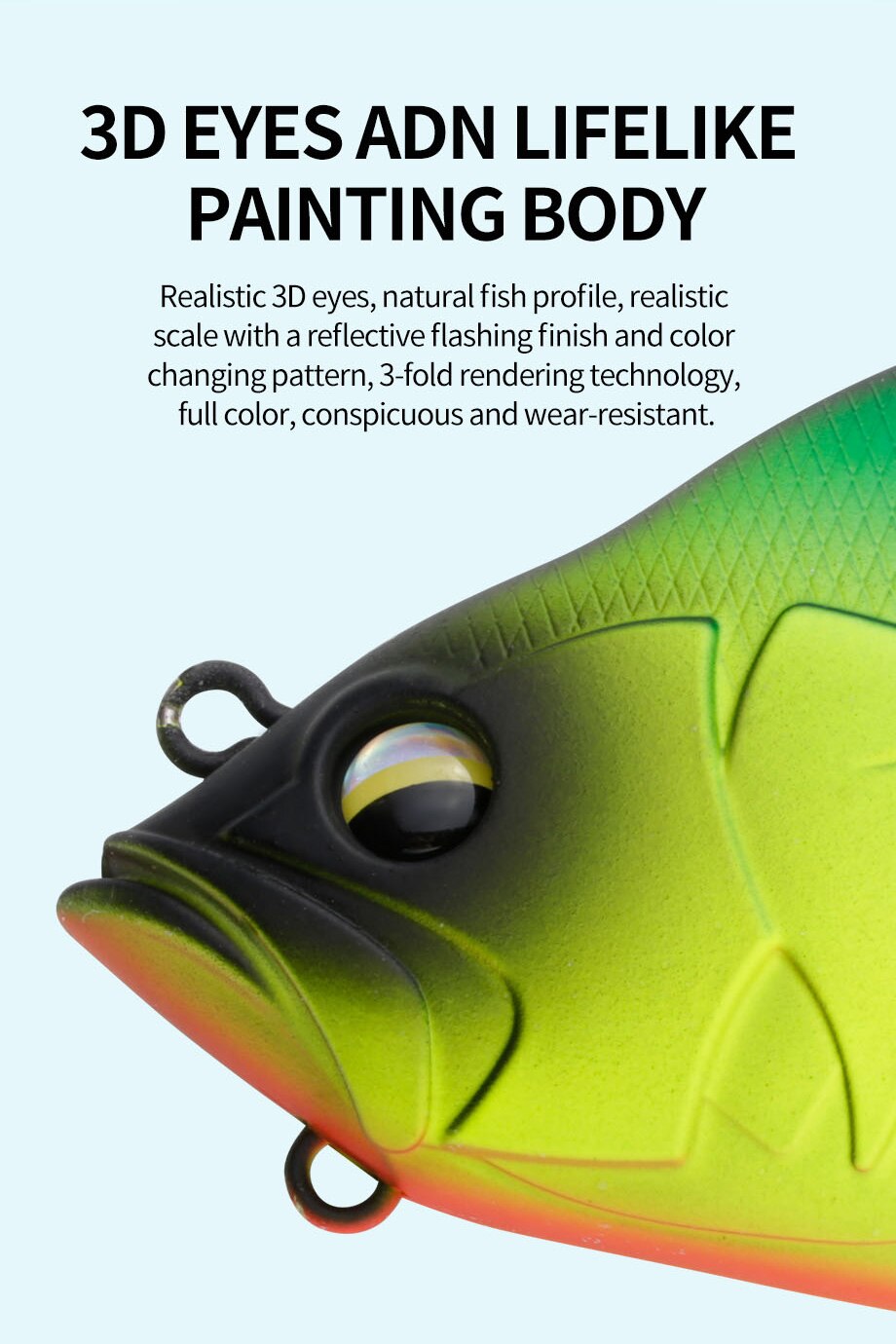 Johncoo Vibration 190mm Fishing Lure Lipless Wobbler for Pike Bass and Big bait Predator fishing lures a Fish Lure ARTIFICI BAIT