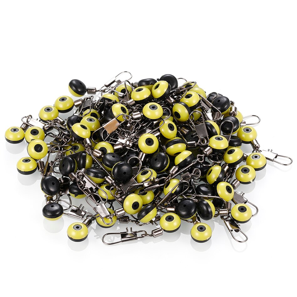 100PCS Fishing Float Bobber Stops Space Beans Swivel Connectors Wobbler Sea Fishing Saltwater Metal Plastic Tools Accessories 100PCS Fishing Float Bobber Stops Space Beans Swivel Connectors Wobbler Sea Fishing Saltwater Metal Plastic Tools Accessories