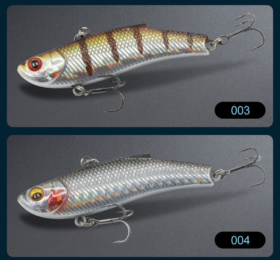 ESFISHING Quality Hard Bait DEFO VIB 70mm15g Pike Winter Ice Fishing Lure Tackle Sinking Icsa Artificial Wobblers Free Shipping ESFISHING Quality Hard Bait DEFO VIB 70mm15g Pike Winter Ice Fishing Lure Tackle Sinking Icsa Artificial Wobblers Free Shipping