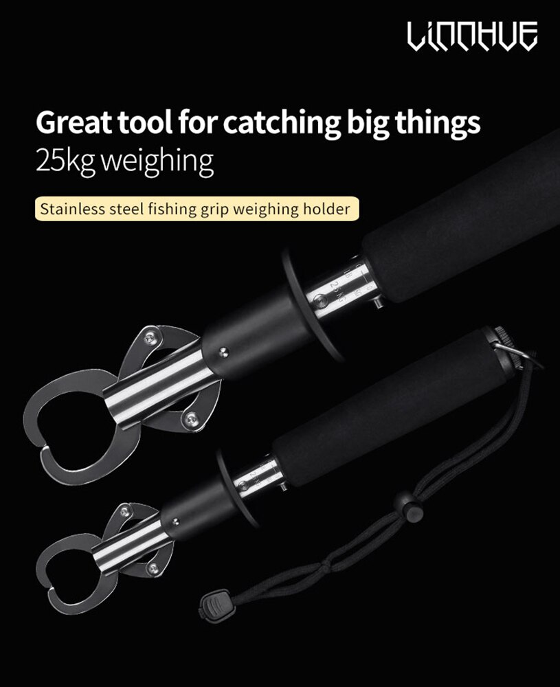 LINNHUE Best Aluminum Alloy Fishing Pliers Grip Set Fishing Tackle Hook Recover Cutter Line Split Ring Fishing Tool Accessories