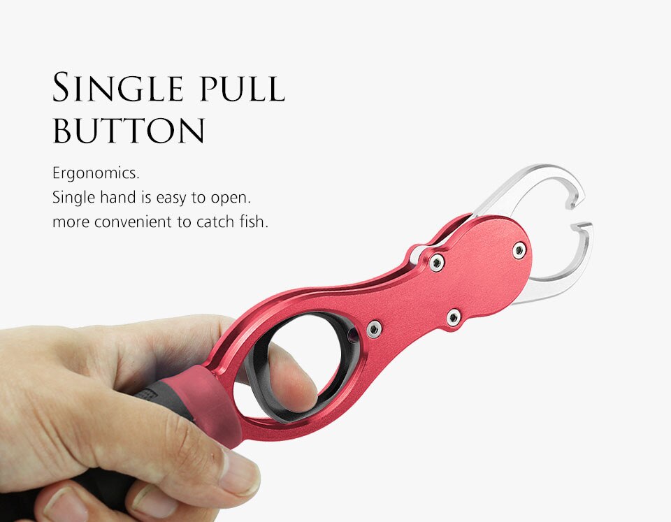 LINNHUE Best Aluminum Alloy Fishing Pliers Grip Set Fishing Tackle Hook Recover Cutter Line Split Ring Fishing Tool Accessories