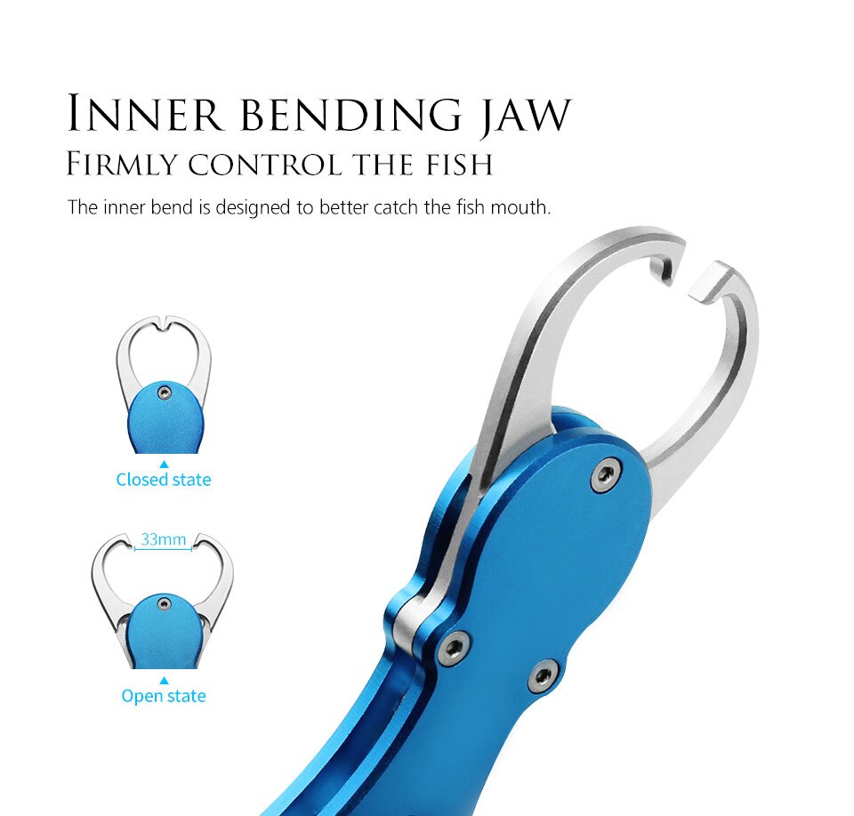 LINNHUE Best Aluminum Alloy Fishing Pliers Grip Set Fishing Tackle Hook Recover Cutter Line Split Ring Fishing Tool Accessories