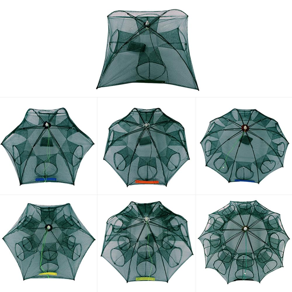4-20 Hole Folding Portable Hexagonal Net Fishing Net Casting Crayfish Catcher Fish Trap Shrimp Catcher Tank Cage Net 4-20 Hole Folding Portable Hexagonal Net Fishing Net Casting Crayfish Catcher Fish Trap Shrimp Catcher Tank Cage Net