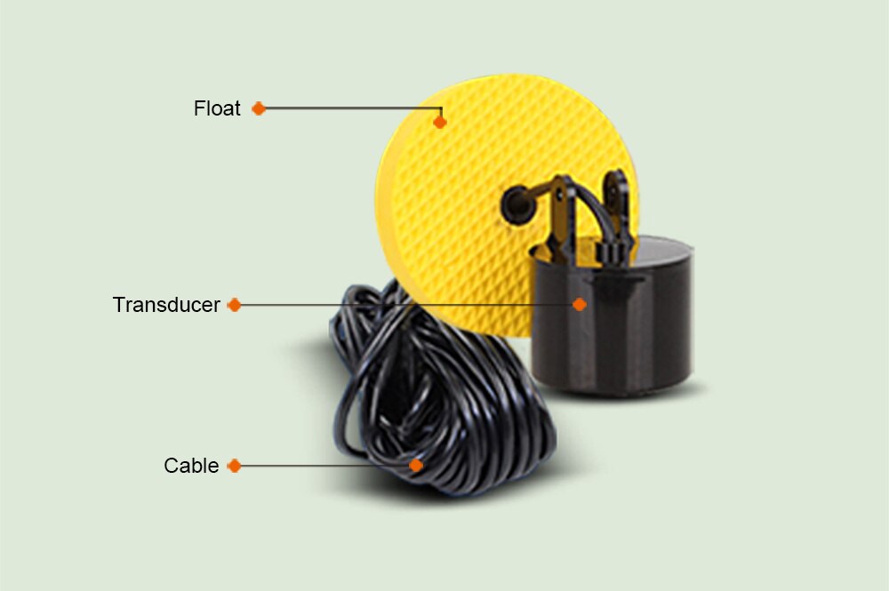 FFC1108-1 Alarm 100M Portable Sonar Fish Finders Fishing lure Echo Sounder Fishing Finder Alarm Transducer Lake Sea Fishing