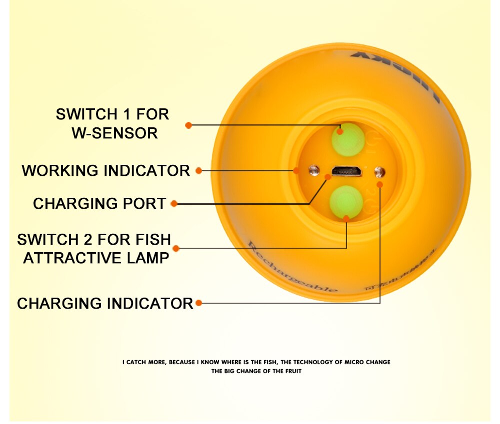 Lucky FFW718& FFW718LA Wireless Portable Fish Finder 45M/135FT Sonar Depth Sounder Alarm Ocean River Lake Lucky FFW718& FFW718LA Wireless Portable Fish Finder 45M/135FT Sonar Depth Sounder Alarm Ocean River Lake