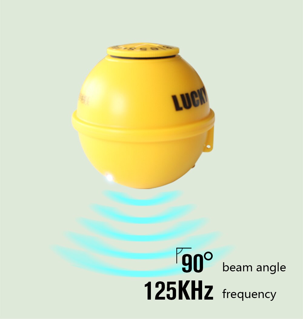 Lucky Original Wireless Sonar Sensor Transducer For FFw718la FF1108-1cwla FF718lic-wla ice Fishing Wireless Fish Finder Sensor