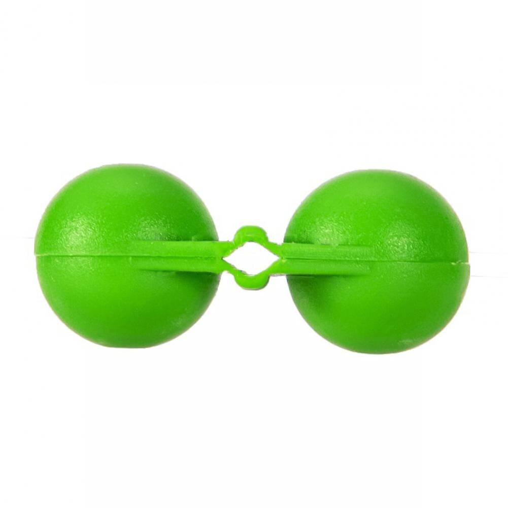 10 pcs of double rattle attractor fishing beads vibrating fish attractor biting bait alarm bell bead accessories рыбалка снасти